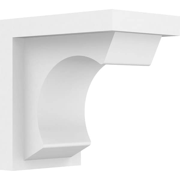 Ekena Millwork Standard Emerson Architectural Grade PVC Bracket, 6 1/2"W x 10"D x 10"H BKTP07X10X10EMR - main